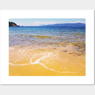 Beautiful Yellow Sand Beach Posters and Art